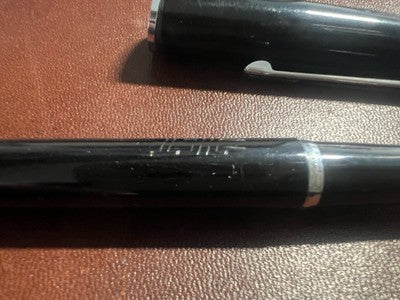 🔴 WATERMAN penna stilografica JET a cartuccia nera vintage ANNI 1960