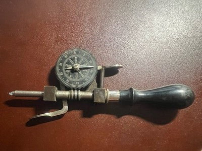 🔴 FILOTECNICA SALMOIRAGHI Tachimetro meccanico portatile x officina antico 1880