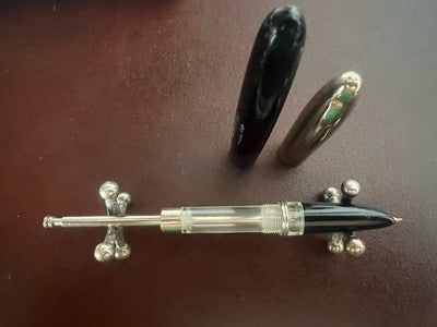 CONDOR Pluma Estilográfica A Pistón Deluxe Visible Vintage 