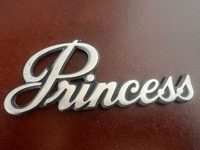 Coat of Arms Austin Princess Car Print Emblem Logo Metal Original