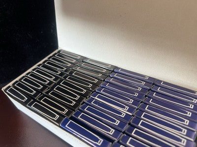 Auretta Aurora Cartouches Stylo-Plume 40 Paquets 200 Pièces Bleu Noir