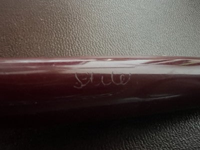 Stil Stylo-Plume à Plume Bordeaux À Piston Regent M Écrit Vintage 