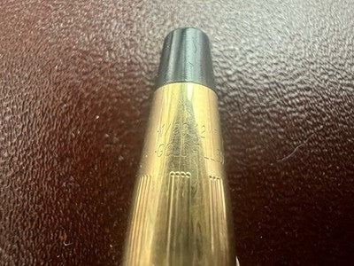 🔴 CROSS penna a sfera placcata oro 12 Kt incisione H.G. astuccio originale vint