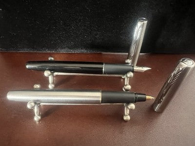 🔴 PARKER penna stilografica e sfera refill roller Frontier scrivono