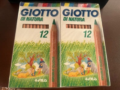 GIOTTO Colored Pastels 12 Pieces — Lot Of 10 New Packages