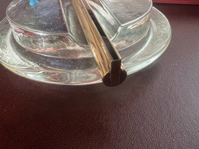 Stylo À Bille ARGENT MASSIF 925 Écrit Avec Garantie Étui