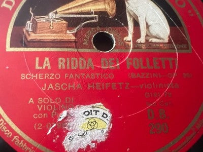 Discs La Voce Del Padrone 78 RPM Gommalacca Chopin Polonese Gramophone 2 Pz