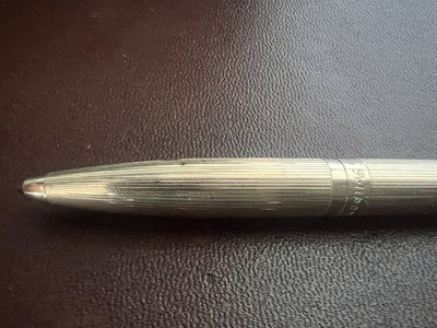 🔴 PELIKAN penna sfera LAMINATA ORO pulsante a scatto nuova vintage