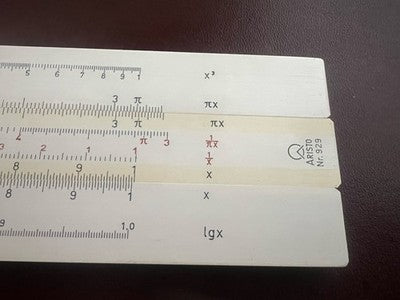 🔴 Regolo calcolatore ARISTO 929 PROFESSIONALE grande con custodia vintage