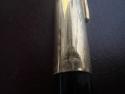 🔴 AURORA penna sfera serie AQUILA nera dorata scrive perfettamente vintage