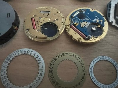 Mechanisms Watches Women Men Quartz Automatic With Discs Date 8PZ 