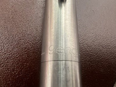 GEHA Fountain Pens 704 Green Opaque + Style 714 Chrome Write Case