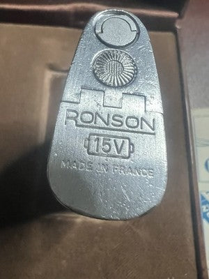 RONSON Elektronisches 7 Vintage Feuerzeug Mit Zubehör Ersatzteile Reparatur 