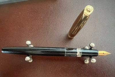 Invicta Pen Fountain Pen Vintage Hood Metal A Pistonescrive Vintage