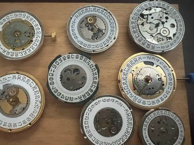 🔴 Meccanismi orologi donna uomo quarzo automatici con dischi data 8PZ