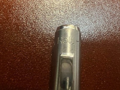 Pelikan Lápiz Esfera Roll Pluma Cuerpo Metal Mate Perfiles Brillante Vintage