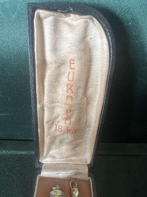 Europe Pen Fountain Pen Retractable Pen Gold 14 And Pencil Embroidery Vintage