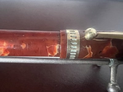 Epenco Pen Fountain Pen Celluloid Marbled Lever Marking Vintage