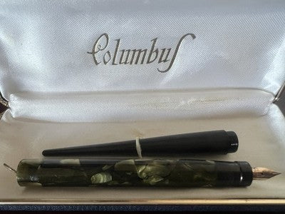 Columbus Extra 96 Stylo-Plume Stylo à Plume Porte-Plume Or Bureau Vintage