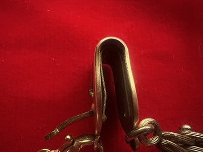 Chaîne Montre Poche Victorienne Avec Joint Harry Pinchbeck Antique '800