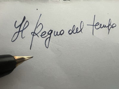 🔴 AURORA penna stilografica 88K Aquila placcata pennino ORO EF vintage 2072599