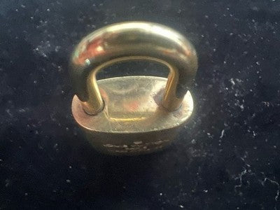 🔴 LOUIS VUITTON lucchetto originale dorato n 318 senza chiave da chiedere