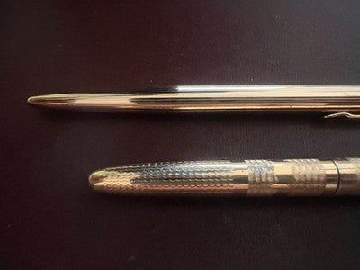 Lalex Penne à Bille Dorées Scrivono Avec Boîte Vintage