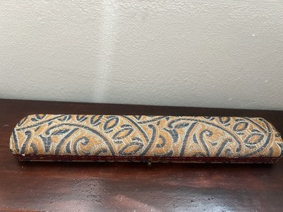 🔴 Box bracelet watch case vintage damask fabric 20 