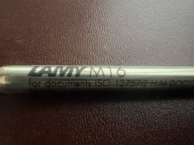 Lamy Recharge Stylo-Plume Sphère M16 Moyen Encre Noir 3 Pièces Recharge