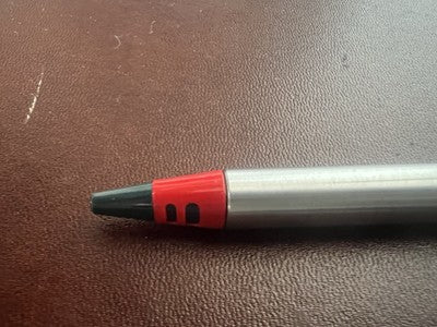 Auretta Stylo-Plume Sphère par Aurora Club Chrome Rouge Et Bleu Écrit Rétro 70