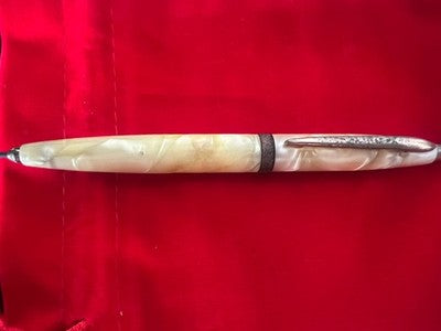 🔴 Matita meccanica celluloide marmorizzata a ragno con mine 1,4 vintage 1940