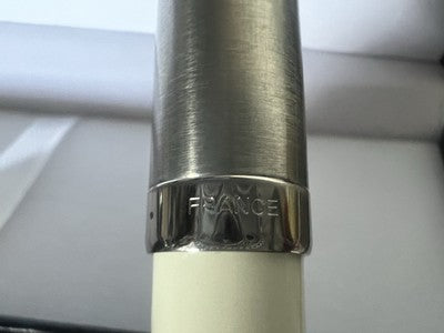 🔴 WATERMAN penna sfera Embleme cromata satinata panna profili lucidi scrive