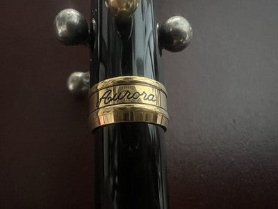 AURORA Pen 88 Mod 810 Black Resin Refill Roller Escribe Estuche 