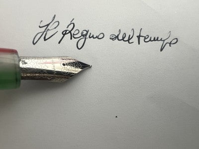 Montegrappa Stylo-Plume Stylo à Plume 1912 Tricolore Blanque Rouge Vert Italie