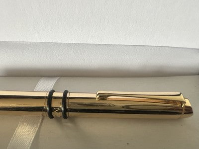 Marksman Stift Füllfederhalter Gold Feder F Mit Patronen Pelikan Schreibt 