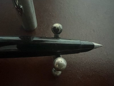 Parker 45 Stylo-Plume Stylo à Plume Satin Chrome F Avec Trousse Vintage