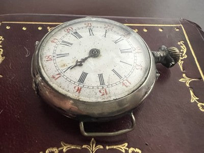 Armbanduhr Silber 800 Frauen Handgelenk Teile Ersatzteile Zylinderkopf 21