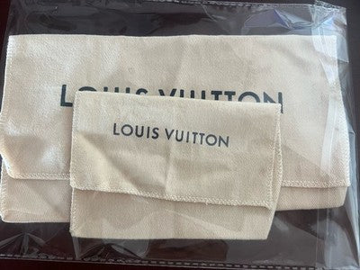 🔴 LOUIS VUITTON custodie antipolvere originali per portafogli e accessori