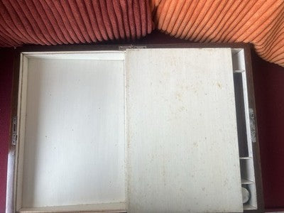 Secretary Desk Travel Georgian Nut Solid Wood Kingdom UK Original Early '800
