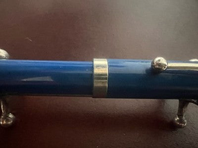 Sheaffer Füllfederhalter, blau (M), No Nonsense Marking, Vintage 