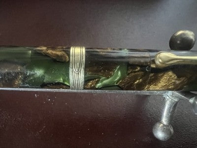 DE WATERMAN Crayon Mécanique Celluloid Marbre Art Déco Vintage Années '30 