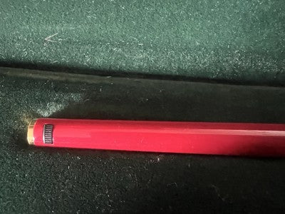 🔴 AURORA penna stilografica LACCA ROSSA Hastil pennino ORO 14 kt con cartucce