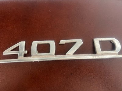 🔴 Stemma MERCEDES 407D furgone emblema scritta logo metallo originale
