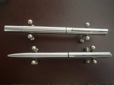 Auretta Stifte Füllfederhalter Kugel Chrom By Aurora Luxus Scrivano Vintage A 