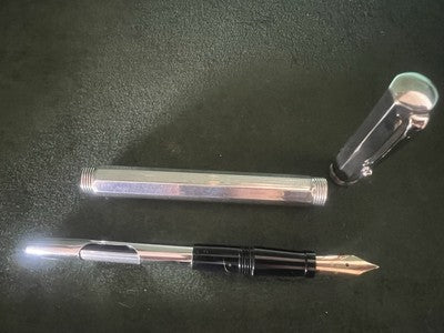 🔴 MONTEGRAPPA penna stilografica ARGENTO 925 Reminiscence pennino ORO M