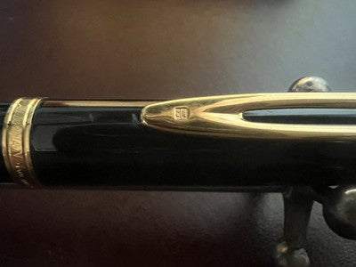 🔴 WATERMAN penna stilografica Le Man 100 lacca pennino ORO 18 Kt EF garanzia