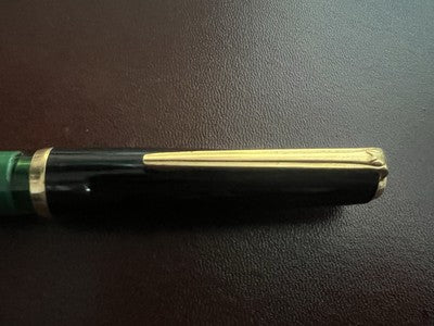 🔴 PELIKAN penna stilografica MK10 a pistone pennino F e sfera K150 set vintage