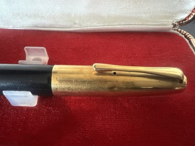 🔴 AURORA penna stilografica 88 DUO CART pennino ORO cappuccio corto vintage FR0