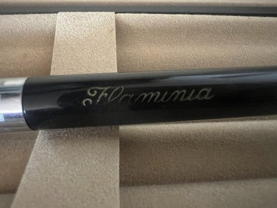Flaminia Pen Fountain Pen A Piston Pen Areodinamico F Marking Vintage