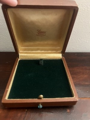 🔴 GUCCI scatola boutique collana ciondolo bracciale gioielli cofanetto vintage
